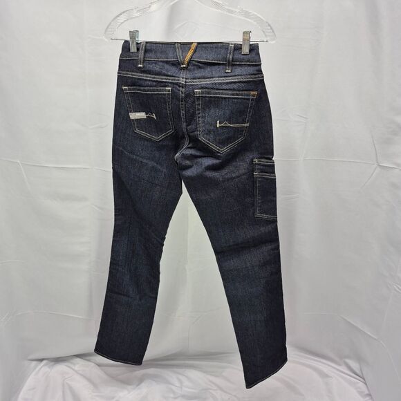 NWOT Ariat Rebar DuraStretch Mid-Rise Straight Leg Work Jeans Blue Denim 26X34 - Picture 2 of 12